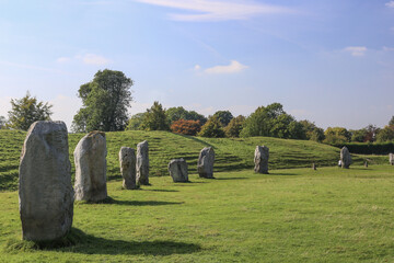 Steinkreis in Avebury, Grossbritanien.