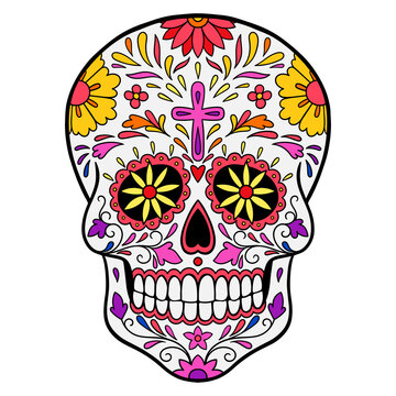 Dead (Dia de los Muertos) sugar skull