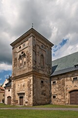 Fototapeta na wymiar Premonstratensian monastery Tepla near the settlement Teplá founded in 1193.