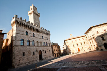 Fototapeta premium piazza principale di Montepulciano - Toscana