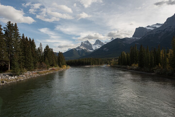 river in the mountains