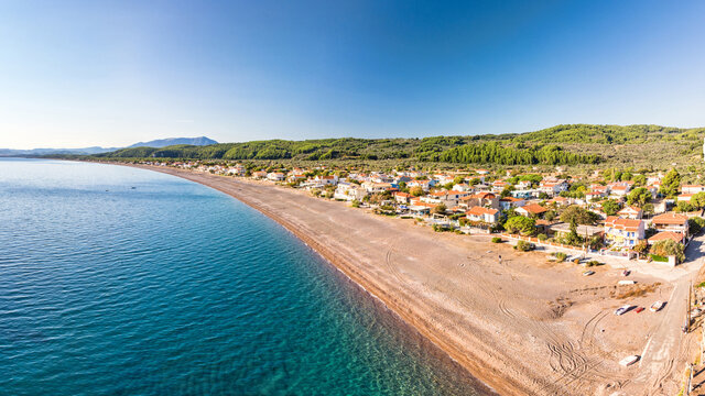The beach Agia Anna (Agali) in Evia, Greece