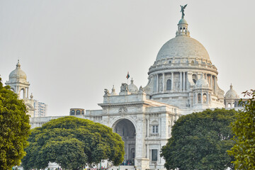 Victoria Memorial in Kolkata. The Victoria Memorial is a large marble building in Kolkata, West...