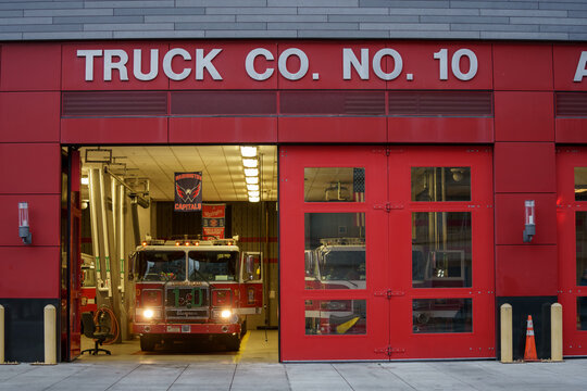 Fire Truck Company Number 10 Washington DC USA