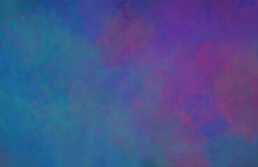 Pastel blue, green, violet, magenta color grunge abstract charcoal brush background