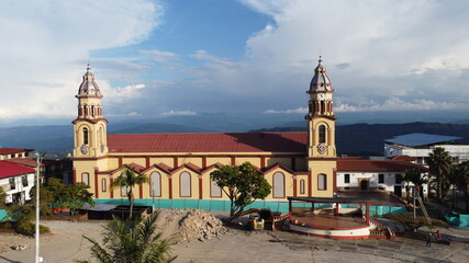 Fototapeta na wymiar Catedral Nuestra Señora de las Nieves - Vélez Santander 