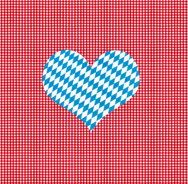Herz aus Rautenstaoff  zum Valentinstag
