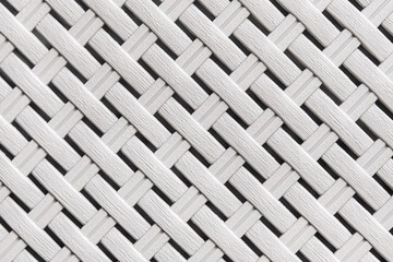 White seamless texture basket background, abstract geometric diagonal lines pattern