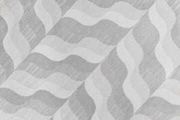 Grey wallpaper texture with abstract wavy pattern background