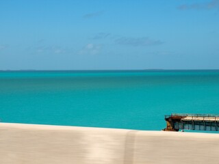 Obraz premium Ocean view from Seven Mile Bridge, Florida Keys