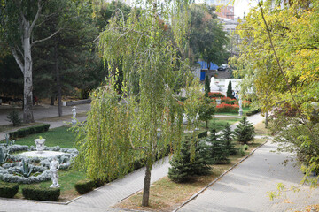   Autumn has come to the city. Gorky Park