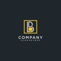 Initials b logo with modern concept interesting color for the company Premium Vector. part 4