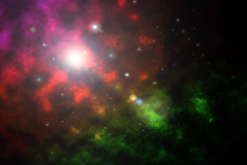 Abstract Galaxy illustration 