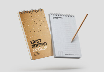 Kraft Notepad Mockup
