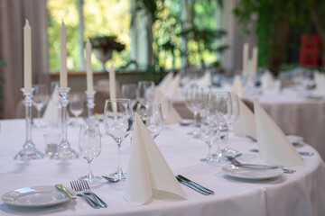 wedding table setting