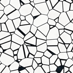 abstract seamless black and white pattern texture of stone or animal skin