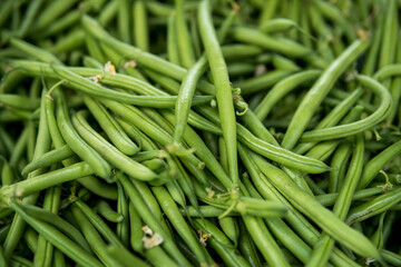 detail of green bean