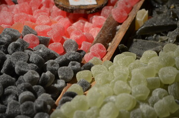Bonbons sucrés pour le cou