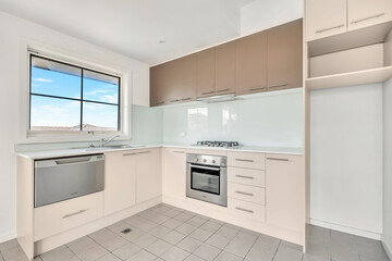 Empty and unfurnished brand new apartment
