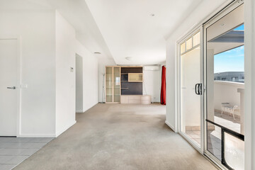 Empty and unfurnished brand new apartment

