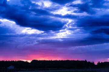 Obraz premium sky with clouds