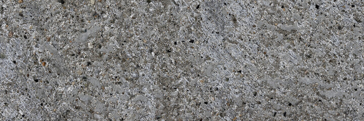 Texture of old concrete wall. Rough grey concrete surface. Wide panoramic background for design.