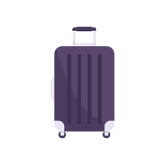 Flat Luggage Bag Icon