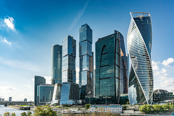 view of Moscow city Moscow Russia panorama skyline