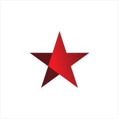 red arrow star logo design