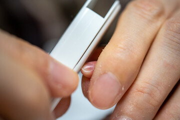 新生児の爪切り