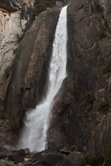 Mountain Waterfall in Nature