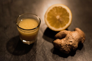 selfmade ginger shot