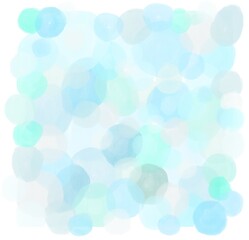 A background of round and oval spots in cold tones of similar colors.