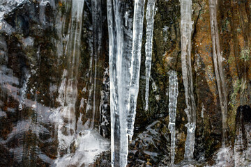 ice in winter, nacka, 