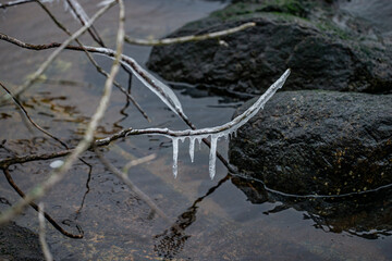 ice on the water, nacka, 