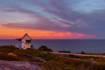 La tranquilidad despu&eacute;s de la puesta del sol