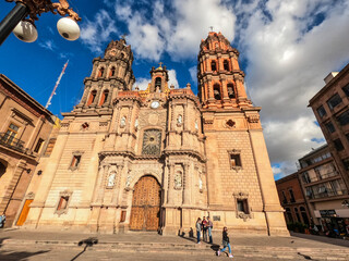 Fototapeta na wymiar The Metropolitan Cathedral of San Luis Potosi, Mexico