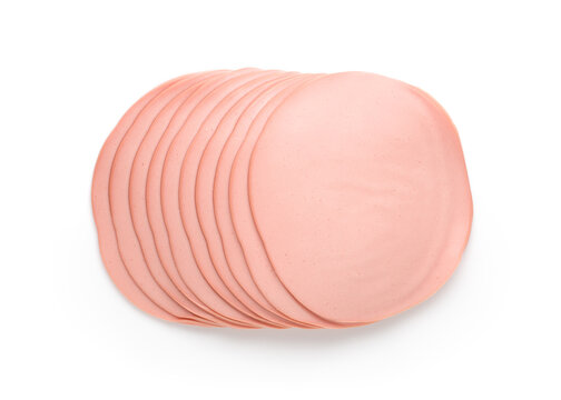 sliced boiled sausage