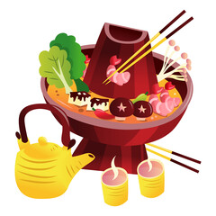 Hot Pot And Tea