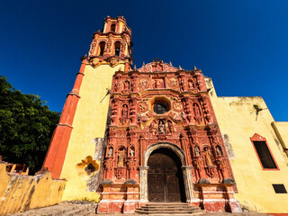 The Misi&oacute;n Santa Mar&iacute;a del Agua de Landa Franciscan mission in the Sierra Gorda mountains, Queretaro, Mexico