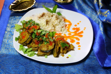 Rice with vegetables