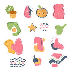 Geometric pattern for fashion and wallpaper. Memphis style for fashion.