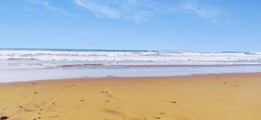 sand beach and sea