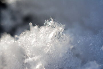 snowflakes macro