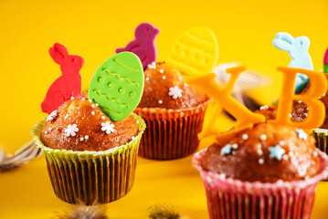 Various Spring Easter cakes