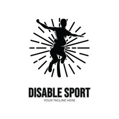 disabilities sports competition logo design