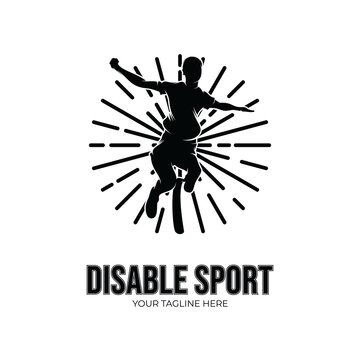 disabilities sports competition logo design