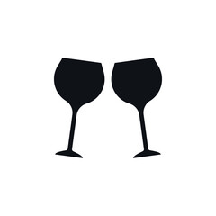 Wine vector illustration icon set. Included the icons as red wine, white wine, glasses, sommelier, tasting, ferment and more.