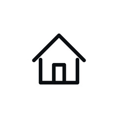 home icon icon design template. Trendy style, vector eps 10