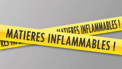 Logo matières inflammables.